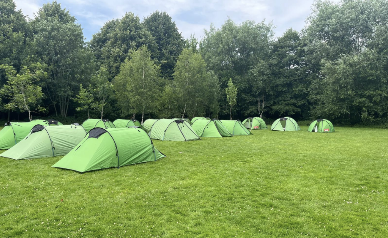 Two day camp experience on school grounds